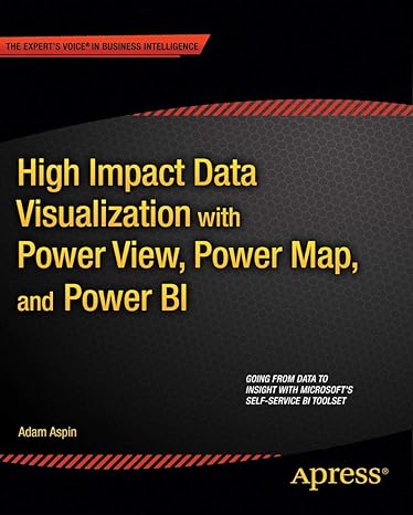 high impact data visualization with power view power map and power bi 1st edition adam aspin 1430266163,