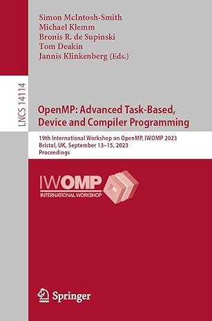 openmp advanced task based device and compiler programming 19th international workshop on open mp womp 2023