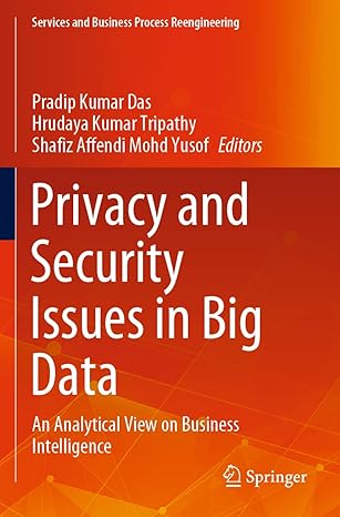 privacy and security issues in big data an analytical view on business intelligence 1st edition pradip kumar