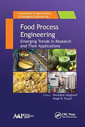 food process engineering emerging trends in research and their applications 1st edition murlidhar meghwal