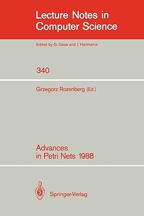 advances in petri nets 1988 1st edition grzegorz rozenberg 3540505806, 978-3540505808