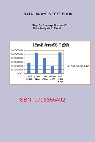 data anaysis text book step by step application of data analysis in excel 1st edition abiodun itobi