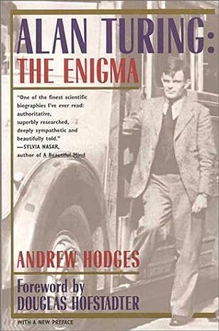 alan turing the enigma 1st edition andrew hodges ,douglas hofstadter 0802775802, 978-0802775801