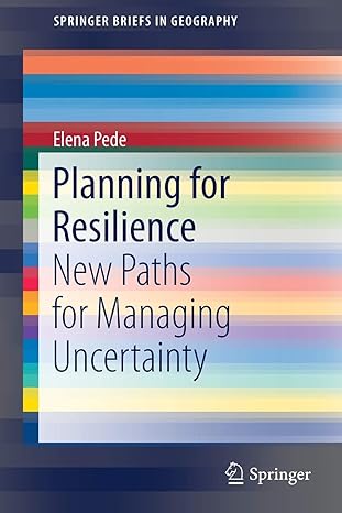 planning for resilience new paths for managing uncertainty 1st edition elena pede 3030172619, 978-3030172619