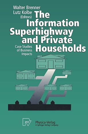 the information superhighway and private households case studies of business impacts 1st edition walter