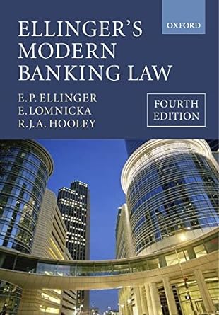 ellingers modern banking law 4th edition e p ellinger ,eva lomnicka ,richard hooley 019928119x, 978-0199281190