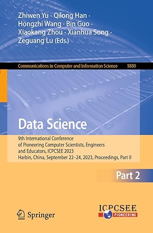 communications in computer and information science 1880 data science 9th international conference of