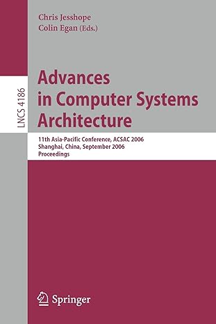 advances in computer systems architecture 11th asia pacific conference acsac 2006 shanghai china september