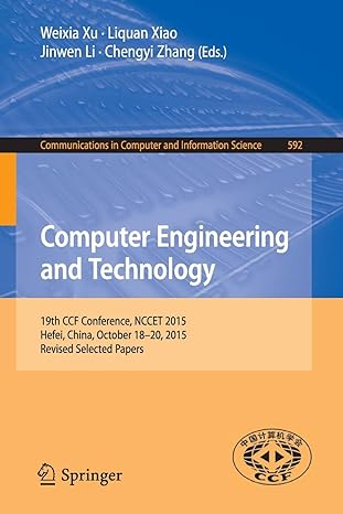 computer engineering and technology 19th ccf conference nccet 2015 hefei china october 18 20 2015 revised