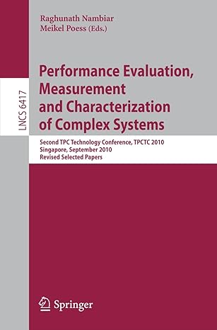 performance evaluation measurement and characterization of complex systems second tpc technology conference