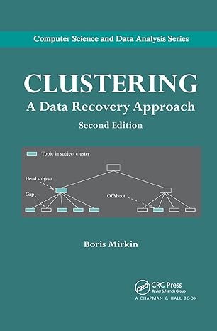 clustering a data recovery approach 2nd edition boris mirkin 036738079x, 978-0367380793