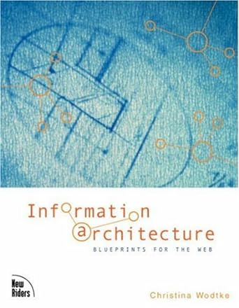 information architecture blueprints for the web 1st edition christina wodtke 0735712506, 978-0735712508