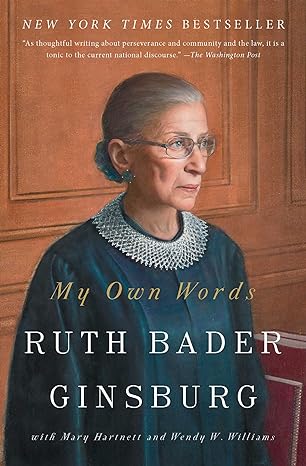 my own words 1st edition ruth bader ginsburg 1501145258, 978-1501145254