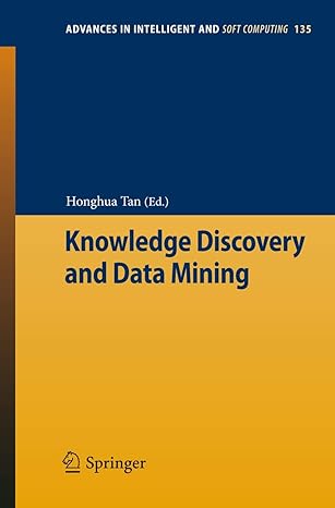 knowledge discovery and data mining 2012th edition honghua tan 3642277071, 978-3642277078