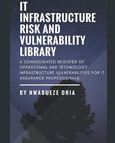 it infrastructure risk and vulnerability library a consolidated register of operational and technology