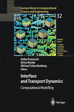 interface and transport dynamics computational modelling 1st edition heike emmerich ,britta nestler ,michael
