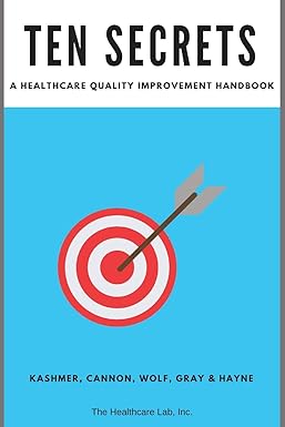 ten secrets a healthcare quality improvement handbook 1st edition david kashmer md mba facs ,sarah cannon