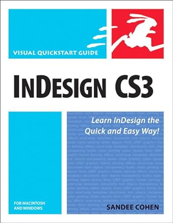 indesign cs3 for macintosh and windows 1st edition sandee cohen 0321503066, 978-0321503060