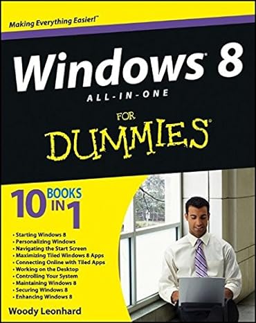 windows 8 all in one for dummies 1st edition woody leonhard 1118119207, 978-1118119204