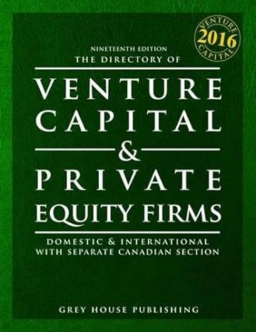 the directory of venture capital and private equity firms 20 print purchase includes 1 month free 20th