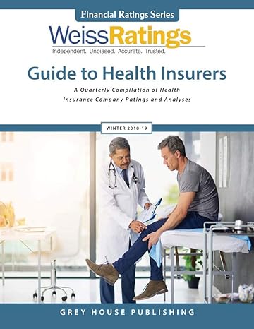 Weiss Ratings Guide To Health Insurers Winter 18/19 0