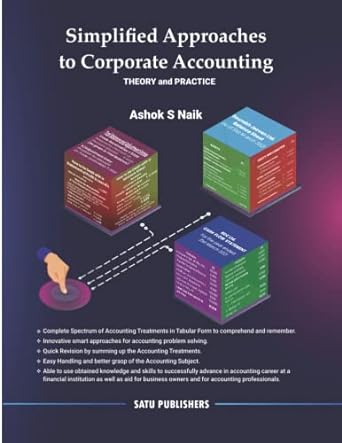 simplified approaches to corporate accounting ready reckoner 1st edition ashok naik 979-8427527521