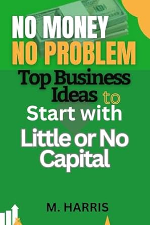 no money no problem top business ideas to start with little or no capital 1st edition m. harris 979-8864287545