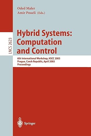 hybrid systems computation and control 6th international workshop hscc 2003 prague czech republic april 2003