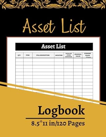 asset list track all of your assets with their estimated values 1st edition khadi sab b0c7t9jqkr