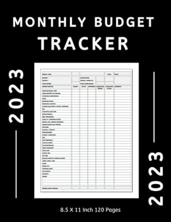 monthly budget 2023 tracker 1st edition simply trackers b0bpmc4fkv