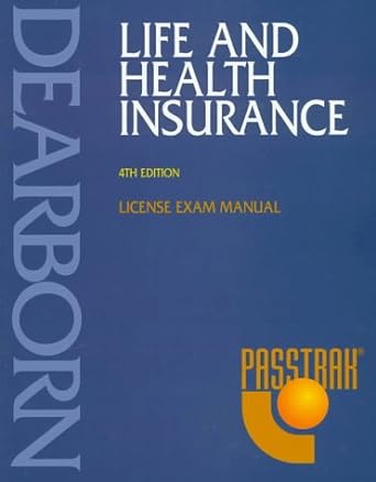 life and health insurance license exam manual 1st edition dearborn financial publishing 079312736x,