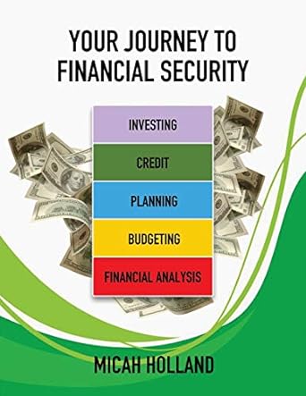 your journey to financial security 1st edition micah holland 1947741462, 978-1947741461