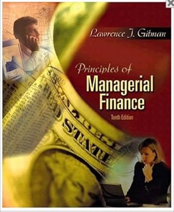 principles of managerial finance study guide 10th edition gitman 0201844826, 978-0201844825