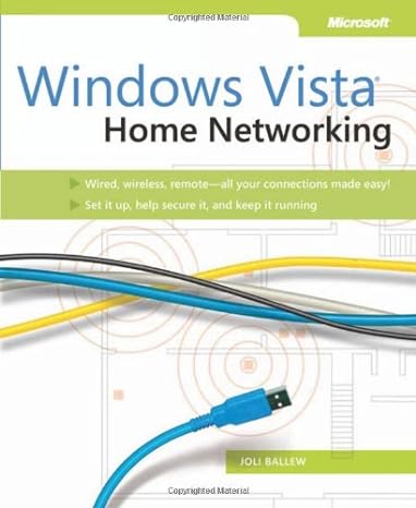 windows vista home networking 1st edition joli ballew 073562500x, 978-0735625006
