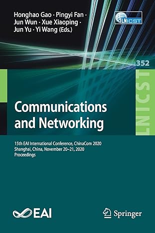 communications and networking 15th eai international conference chinacom 2020 shanghai china november 20 21