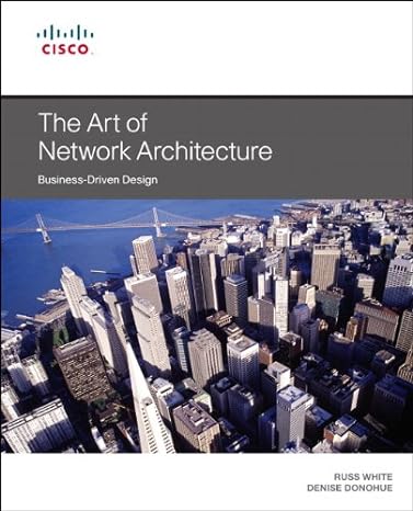 art of network architecture the business driven design 1st edition russ white, denise donohue 1587143755,