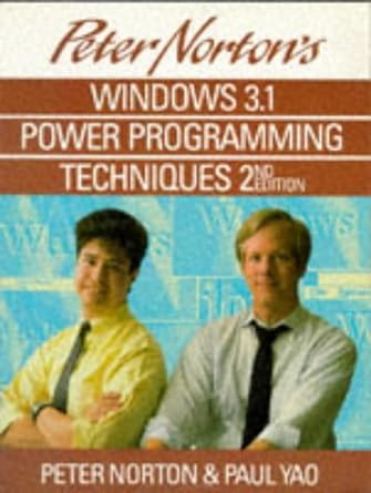 peter nortons windows 3.1 power programming techniques 2nd edition peter norton 0679791086, 978-0679791089