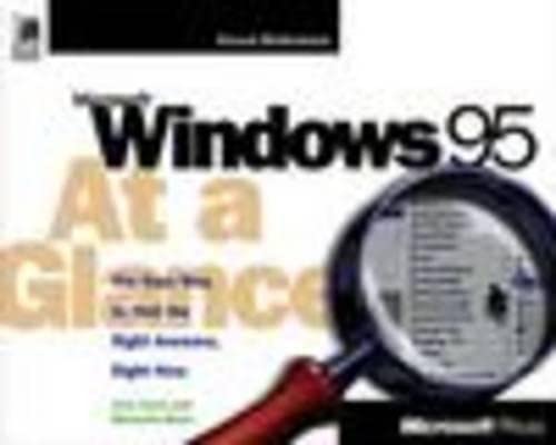 microsoft windows 95 at a glance 1st edition jerry joyce ,marianne moon 1572313706, 978-1572313705