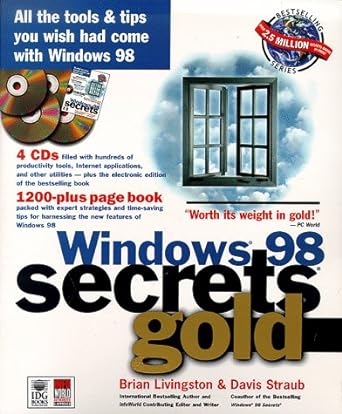 windows 98 secrets gold wrapped 1st edition brian livingston ,davis straub 0764532081, 978-0764532085