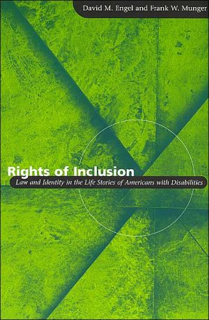 rights of inclusion law and identity in the life stories of americans with disabilities 1st edition david m.