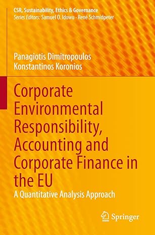 corporate environmental responsibility accounting and corporate finance in the eu a quantitative analysis
