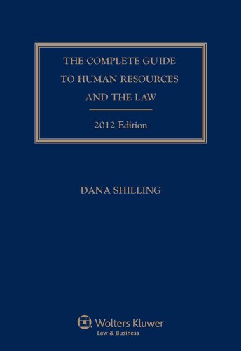 the complete bguide to human resources and the law 2012th edition dana shilling 0735508968, 9780735508965
