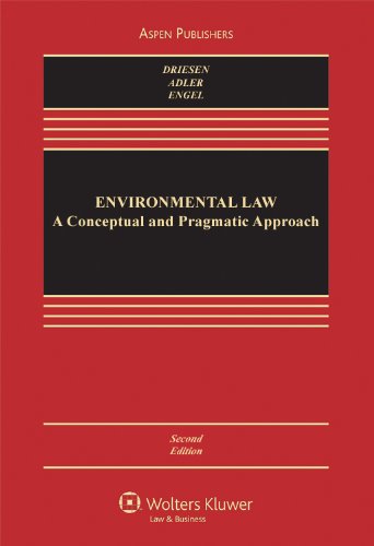 environmental law conceptual and functional approach 2nd edition david m. driesen, robert w. adler, kirsten