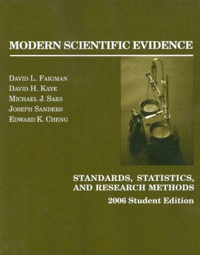 standards statistics and research methods 20006th edition david h. kaye, michael j. saks, joseph sanders,