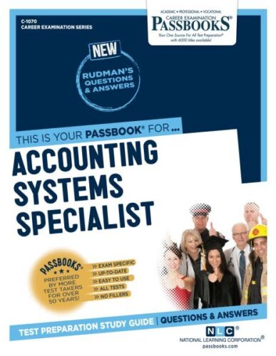 accounting systems specialist passbooks study guide paperback by national 1st edition national learning