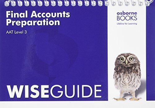 aat final accounts preparation wise guide 1st edition not available 9781911198079