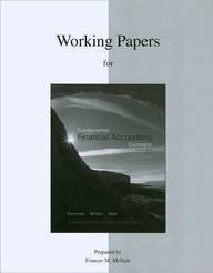 working papers to accompany fundamental financial accounting concepts 7th edition thomas edmonds 0077269861,
