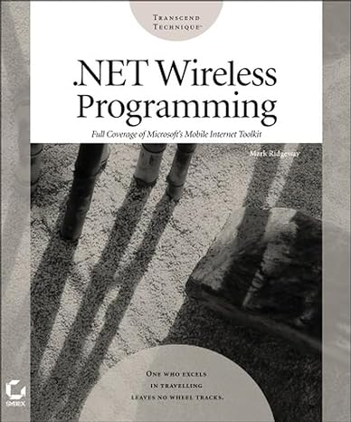 net wireless programming 1st edition mark ridgeway 0782129757, 978-0782129755