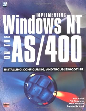 implementing windows nt on the as/400 1st edition ibm 1583040471, 978-1583040478