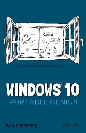 windows 10 portable genius 1st edition paul mcfedries 1119763576, 978-1119763574